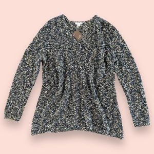 J. Jill Multicolor V- Neck Sweater